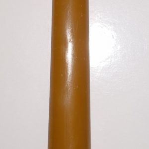 Beeswax column candle